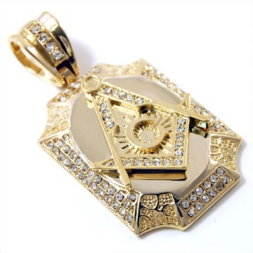 Masonic cz pendant