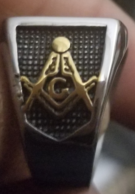 Masonic Mason Consistory  32nd degree ring