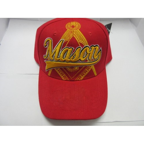 MASON MASONIC PUFF SCRIPT SHADOW CAP HAT
