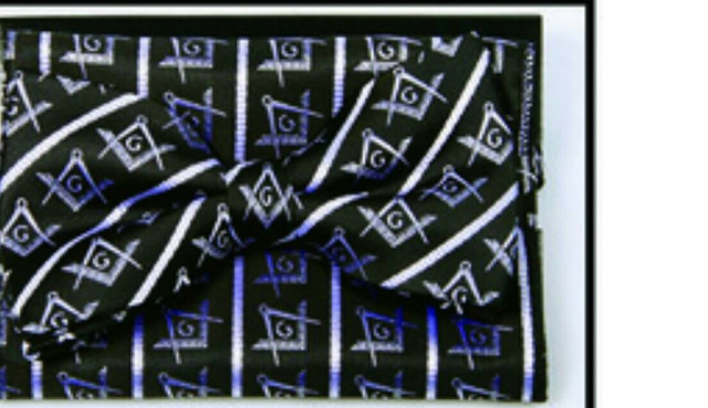 Mason Masonic Bowtie and pocket square set