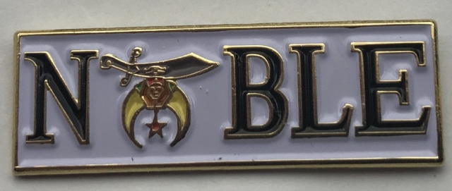 Noble lapel pin