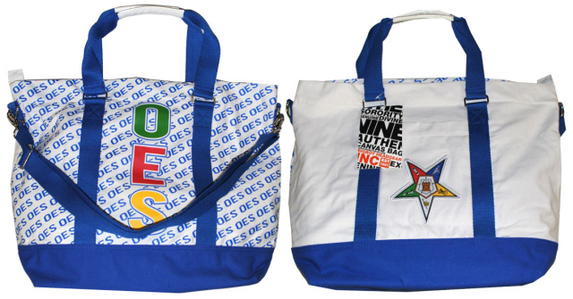 OES Eastern Star canvas tote bag