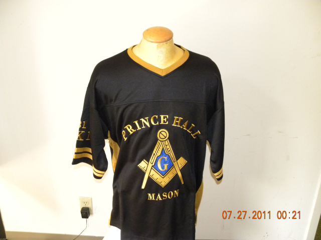 Masonic Prince Hall Football Jersey Navy or Black