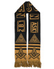 Mason Masonic Knit Scarf 