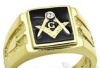 Masonic Stainless steel ring with working tools