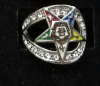 OES Stainless Steel Ring with stones