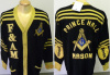 Prince Hall Cardigan Sweater with leather elbow patches